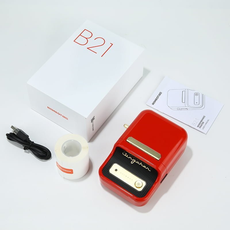 Niimbot B21 Label Printer Portable Thermal Wireless Bluetooth Printer Used for Barcode Clothing Jewelry Fooder 5 Niimbot B21 Label Printer Portable Thermal Wireless Bluetooth Printer Used for Barcode Clothing Jewelry Fooder