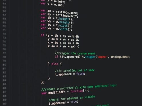 a computer screen with a bunch of text on it