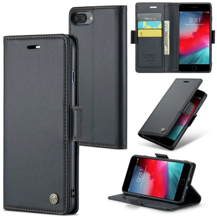 Leather Flip Cover for iphone 6 Plus/ 7 Plus/ 8 Plus CaseMe 1 Leather Flip Cover for iphone 6 Plus/ 7 Plus/ 8 Plus CaseMe