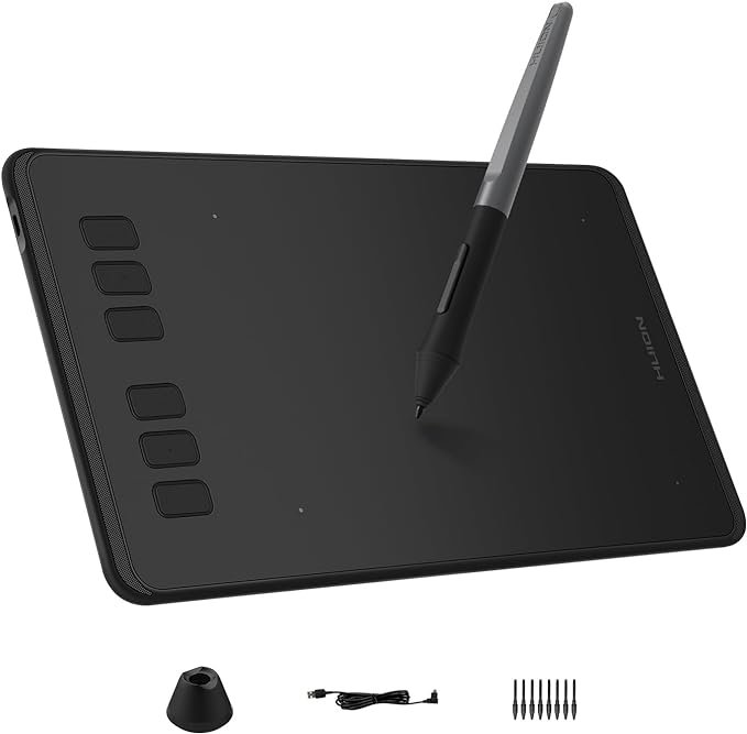Huion Inspiroy H640p Graphics Pen Tablet compatible with Mac, PC or Android OS 1 Huion Inspiroy H640p Graphics Pen Tablet compatible with Mac, PC or Android OS