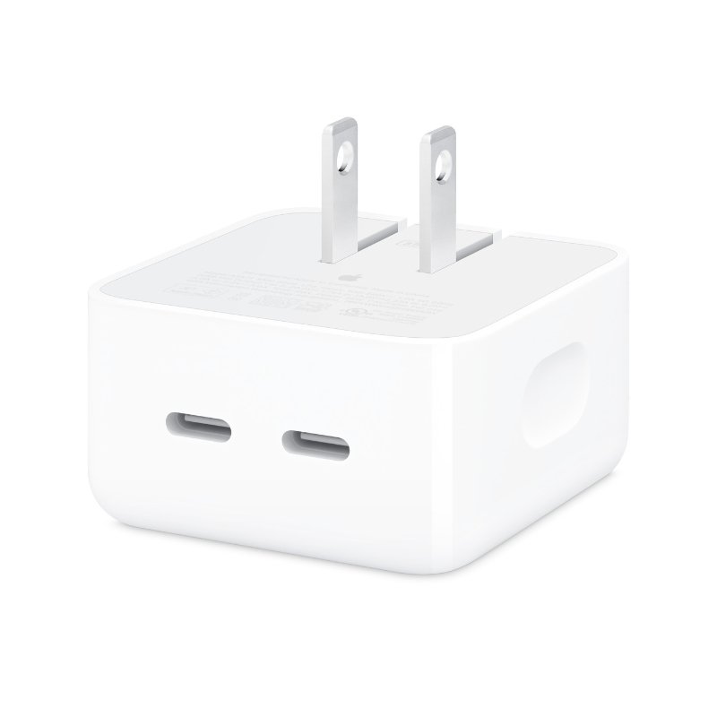 Apple 35W USB-C Dual Port Power Adapter 1 Apple 35W USB-C Dual Port Power Adapter