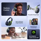 Oraimo BoomPop2S ENC Over-Ear Wireless Headphones (OHP-610S ) 3 Oraimo BoomPop2S ENC Over-Ear Wireless Headphones (OHP-610S )