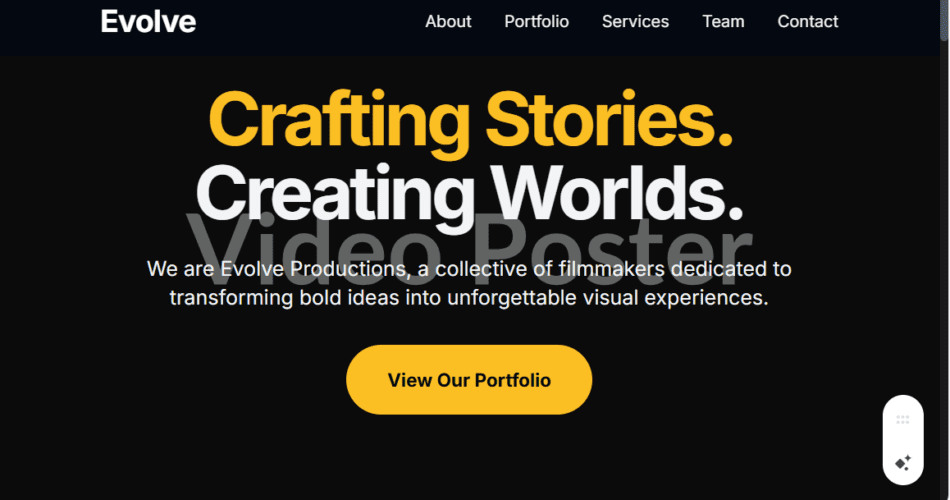 FILM PRODUCTION COMPANY WEBSITE DESIGN IN KENYA