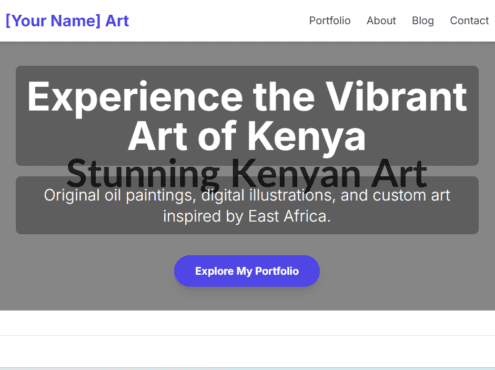 SEO for Artists/Illustrators in Kenya