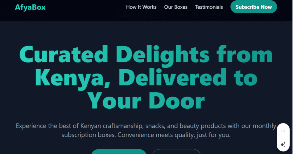 SEO for Subscription Box Services in Kenya