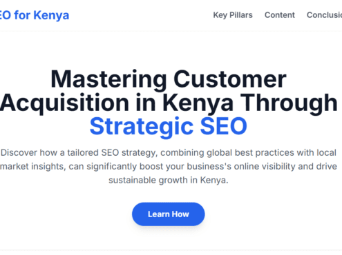 SEO for Customer Acquisition in Kenya