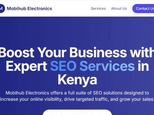 Mobihub Electronics SEO Services in Kenya