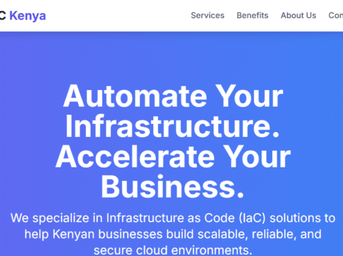 IaC Services Kenya (Infrastructure as Code):
