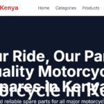 Motor Bikes Spare Parts Website Design in Kenya