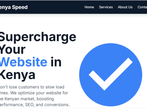 Website Speed Optimization Kenya