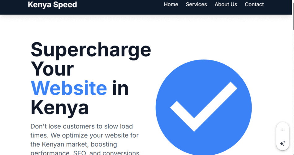Website Speed Optimization Kenya