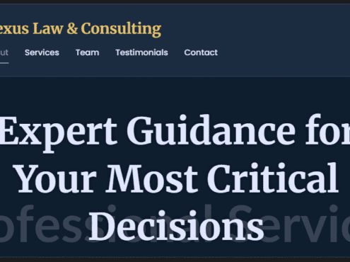 Professional Services Website Design (e.g., Law Firms, Consultants) in Kenya