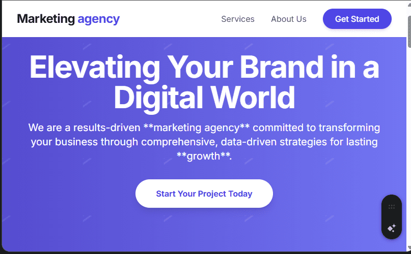 Marketing Agency Website Design in Kenya