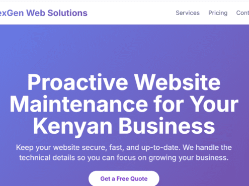 Website Maintenance Kenya: