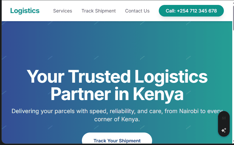 Logistics & Courier Service Website Design in Kenya