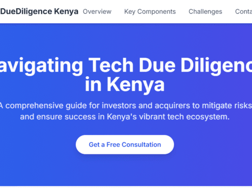 Tech Due Diligence Kenya