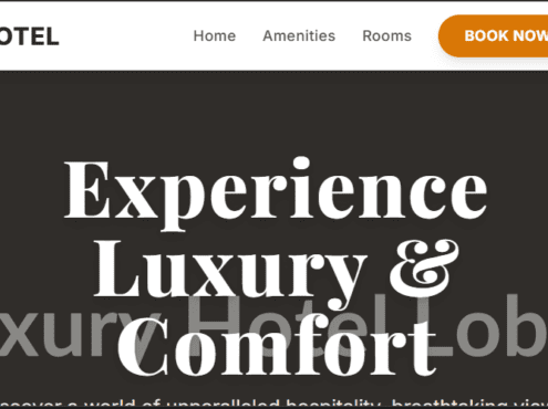 Hotel/Resort Website Design in Kenya