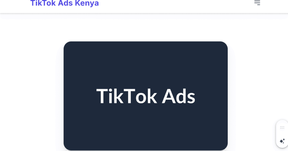 TikTok In-Feed Ads in Kenya
