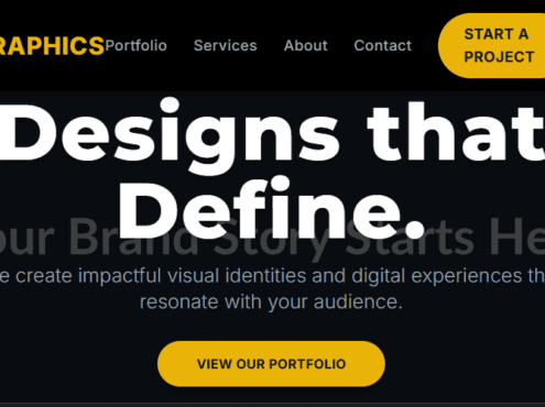 Graphic Design/Branding Agency Website Design in Kenya
