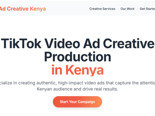 TikTok Video Ad Creative Production in Kenya