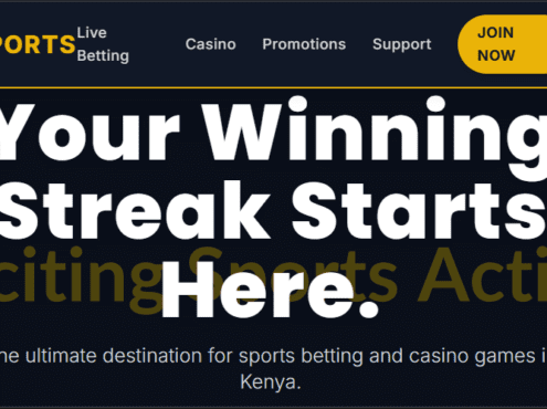 Sports Betting / Casino Website Design in Kenya