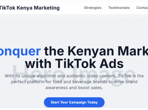 TikTok Ads for Food & Beverage in Kenya