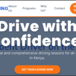 Driving School (Professional/Commercial) Website Design in Kenya
