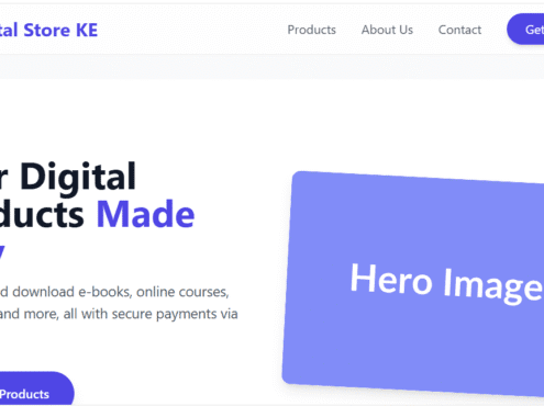 Digital Products Store Package in Kenya