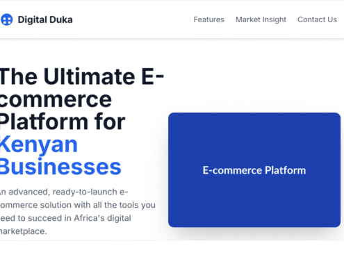 E-commerce with Advanced Features Package in Kenya