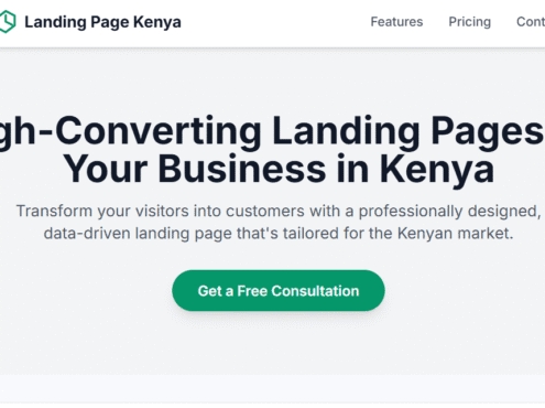 Landing Page Package in Kenya