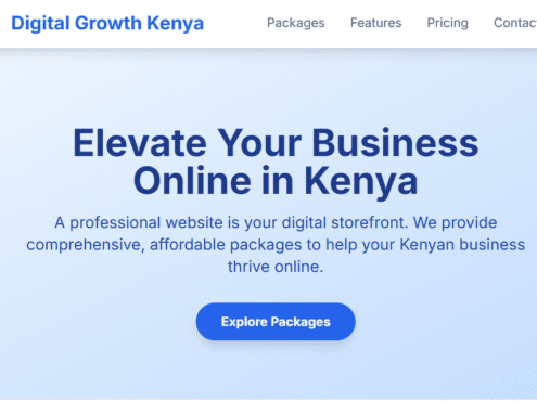 Small Business Website Package in Kenya: