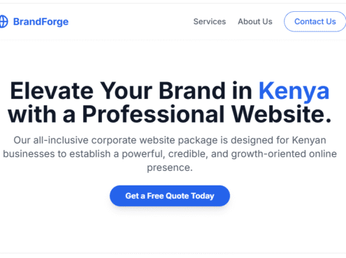 Corporate Website Package in Kenya