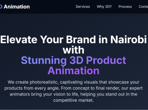 Nairobi 3D Product Animation Services