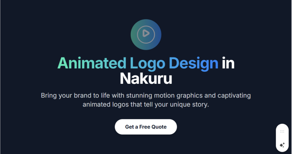 Nakuru Animated Logo Design Services: