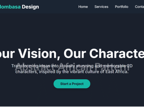 Mombasa Character Design Services (2D):
