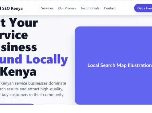 LOCAL SEO FOR SERVICE BUSINESSES IN KENYA