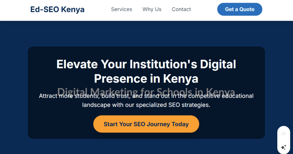 SEO FOR EDUCATION INSTITUTIONS IN KENYA