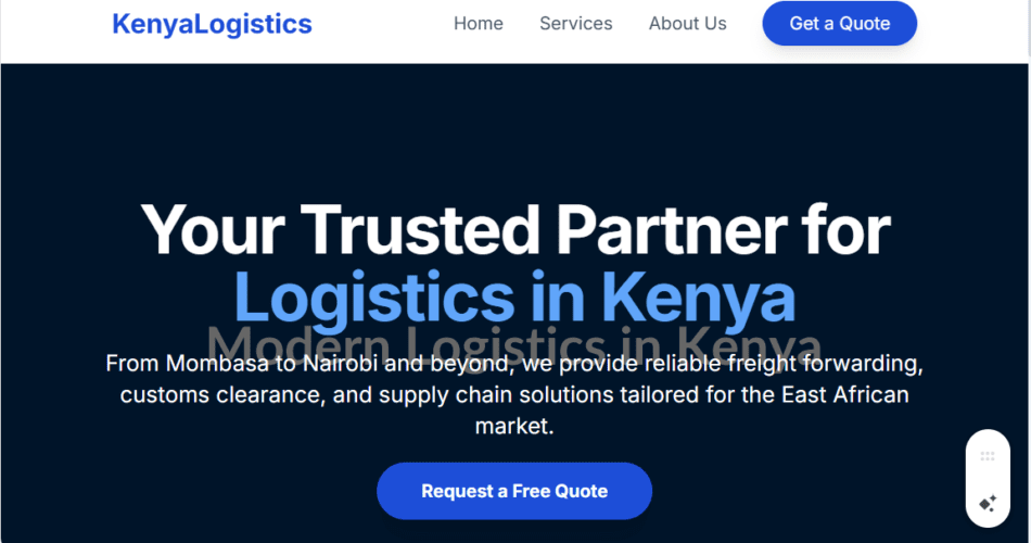 SEO FOR LOGISTICS COMPANIES IN KENYA