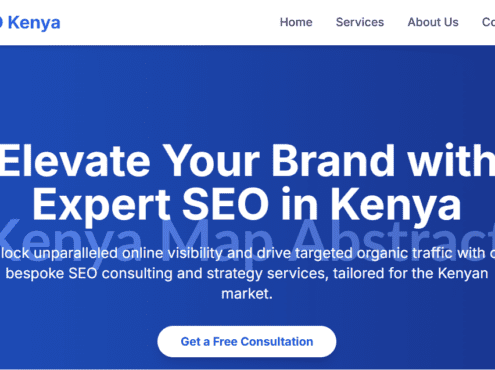 SEO Consulting & Strategy in Kenya