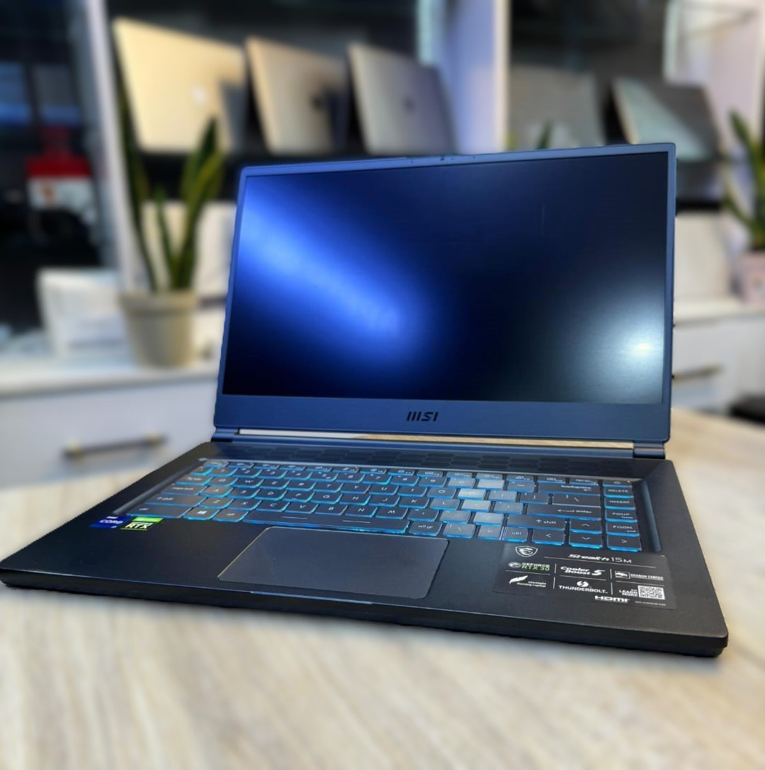 MSI Stealth 15M intel core i7 11th generation 32Gb Ram 1tb ssd 3.3Ghz 8 cpus Nvidia RTX 3060 6Gb Dedicated Graphics 4 MSI Stealth 15M intel core i7 11th generation 32Gb Ram 1tb ssd 3.3Ghz 8 cpus Nvidia RTX 3060 6Gb Dedicated Graphics