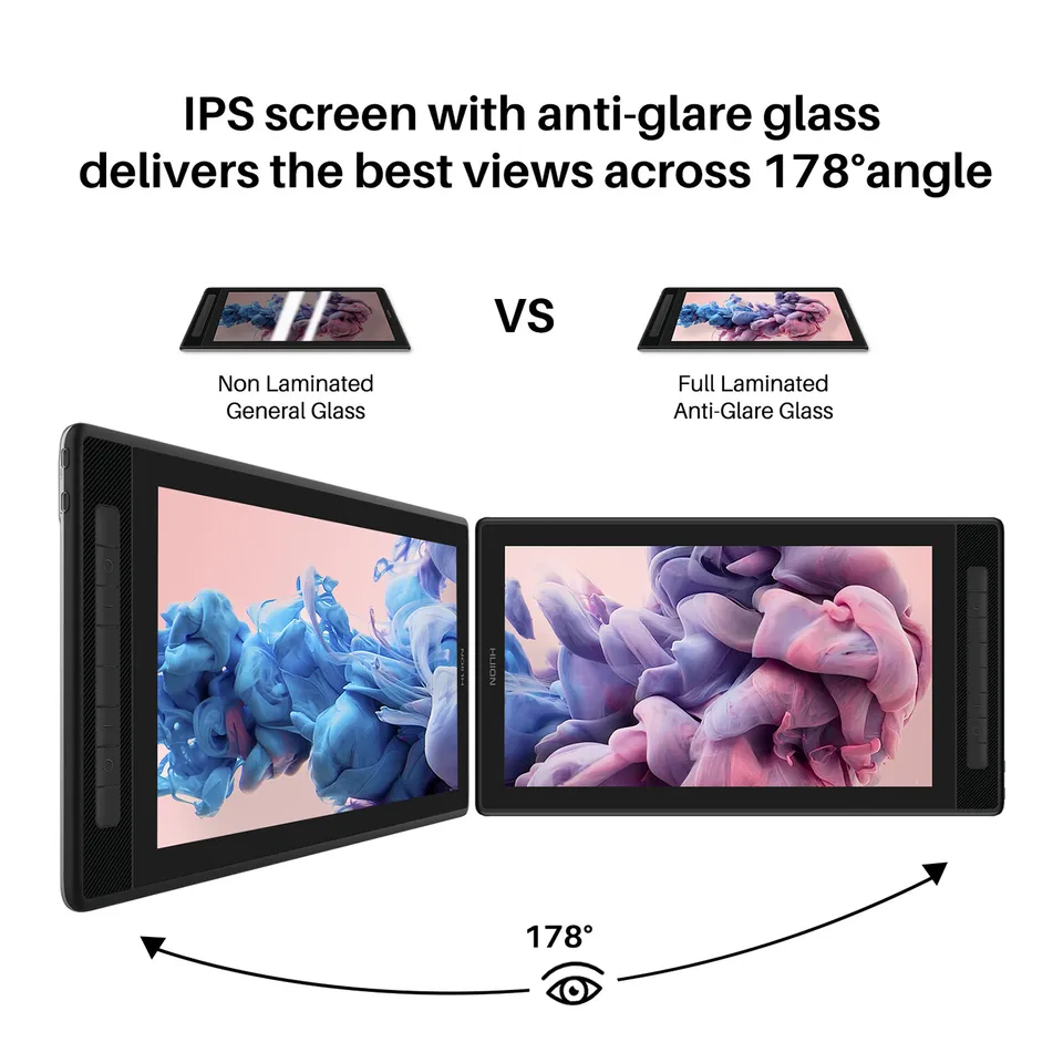 Huion KAMVAS PRO 16 2.5K QLED Drawing Graphics Pen Display Tablet 15.8" 8 Keys 4 Huion KAMVAS PRO 16 2.5K QLED Drawing Graphics Pen Display Tablet 15.8" 8 Keys