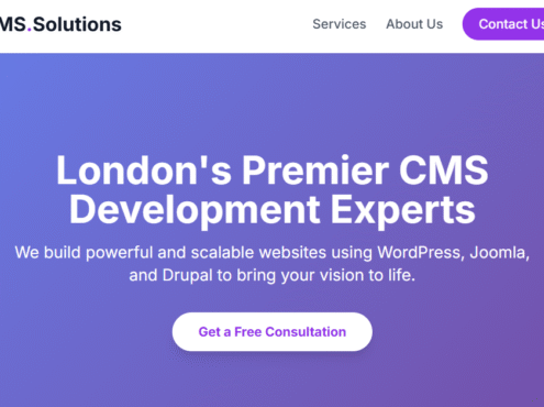 CMS Development (WordPress, Joomla, Drupal) London
