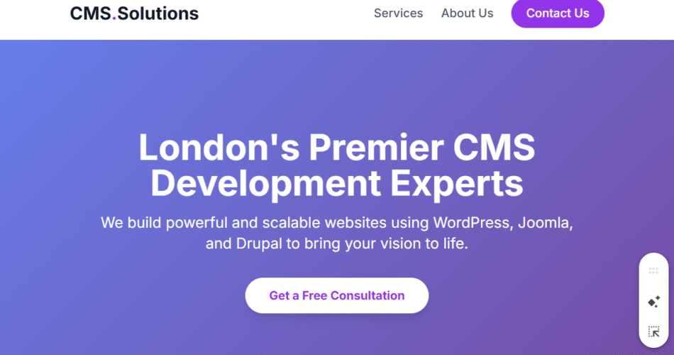 CMS Development (WordPress, Joomla, Drupal) London